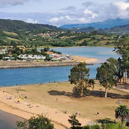 빌라 La Demaria Playa Puntal Asturias 비야비시오사